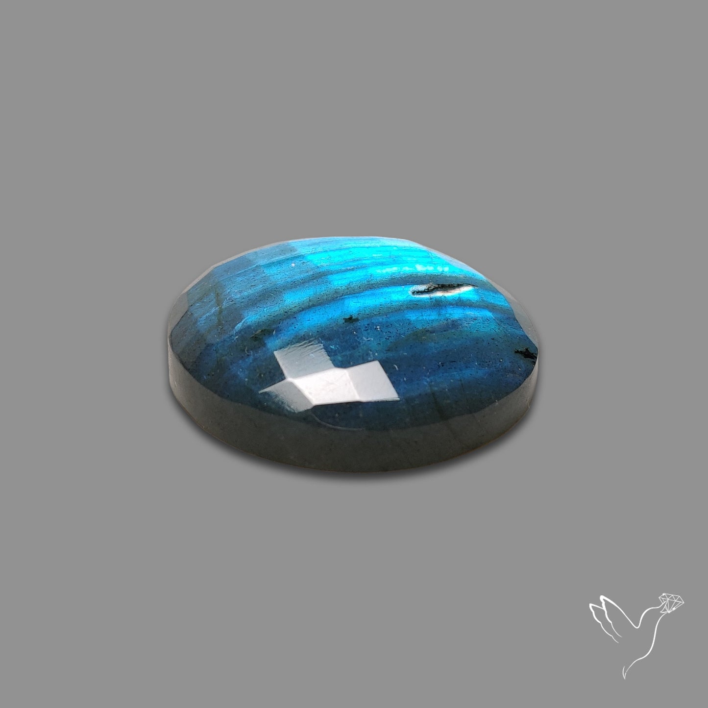 Checkerboard Cut Blue Labradorite