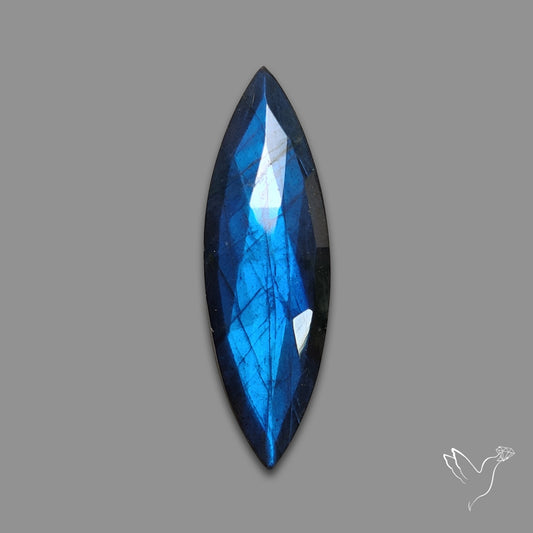 Rose Cut Blue Labradorite