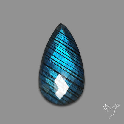 Checkerboard Cut Blue Labradorite