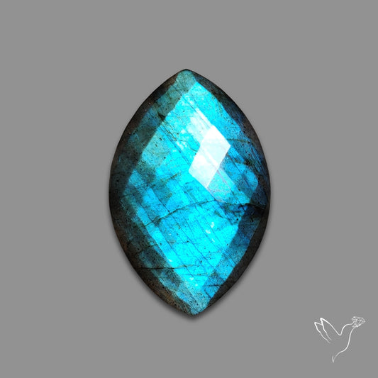 Checkerboard Cut Blue Labradorite