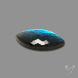 Checkerboard Cut Blue Labradorite