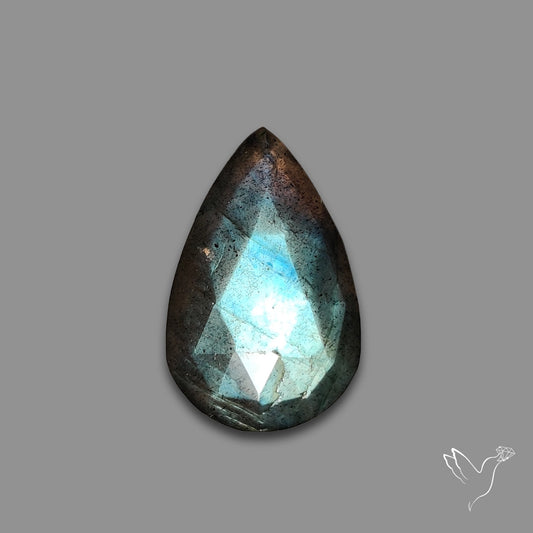 Rose Cut Blue Labradorite