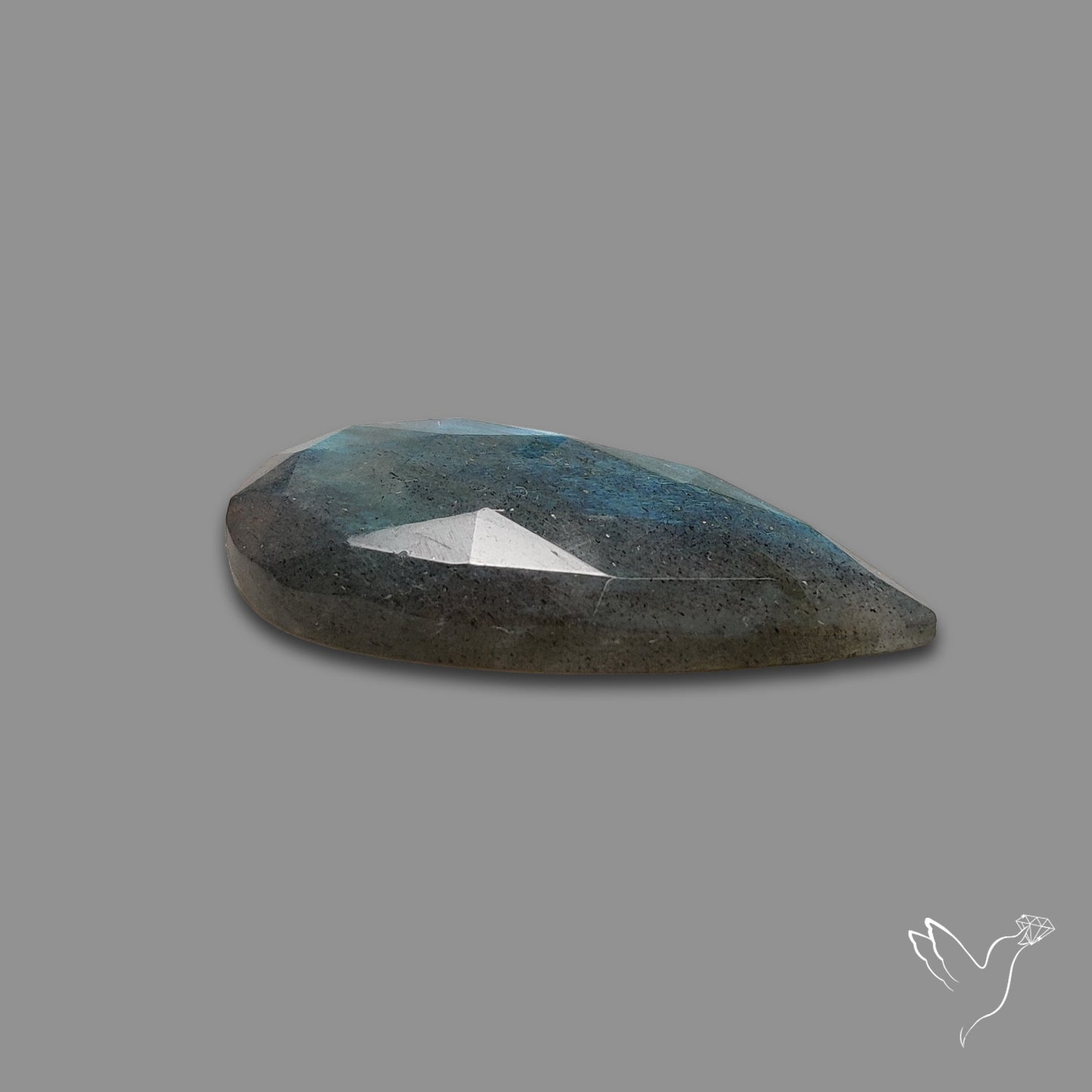 Rose Cut Blue Labradorite