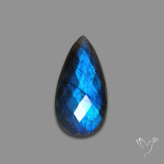 Checkerboard Cut Blue Labradorite