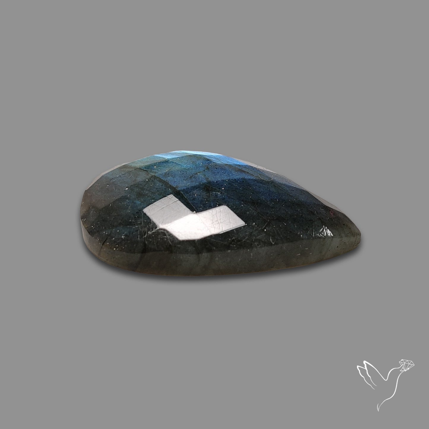 Checkerboard Cut Blue Labradorite
