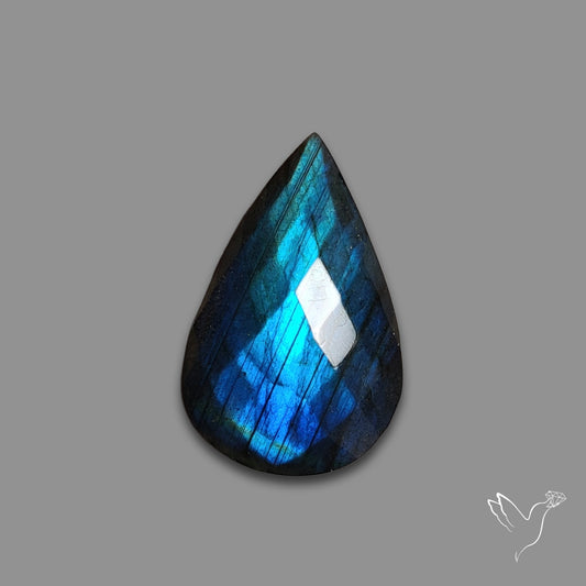 Checkerboard Cut Blue Labradorite