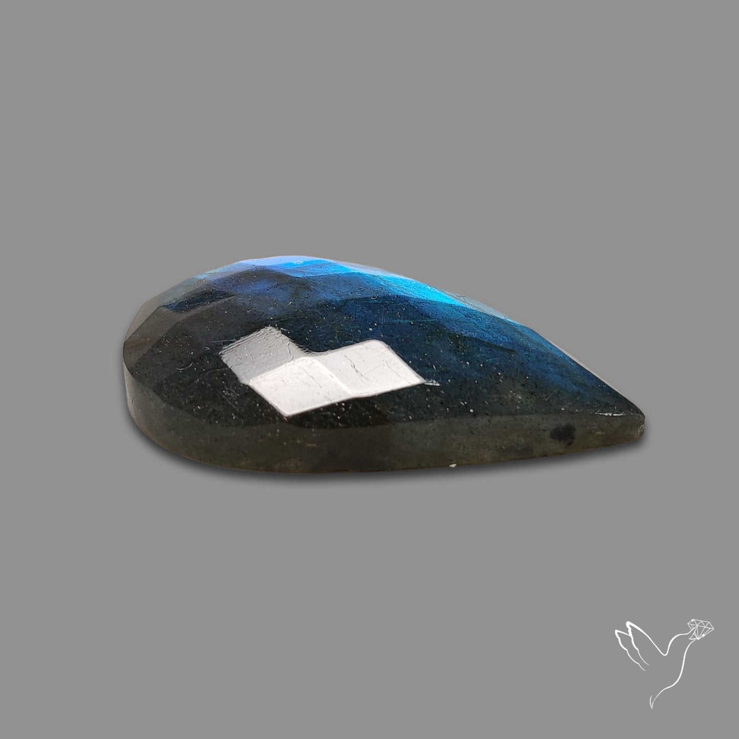 Checkerboard Cut Blue Labradorite