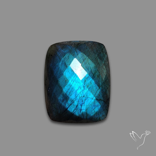 Checkerboard Cut Blue Labradorite