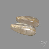Golden Rutilated Quartz Pair