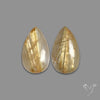Golden Rutilated Quartz Pair