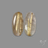 Golden Rutilated Quartz Pair