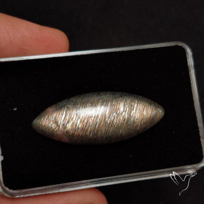 Rainbow Meteor Shower Sunstone Cabochon