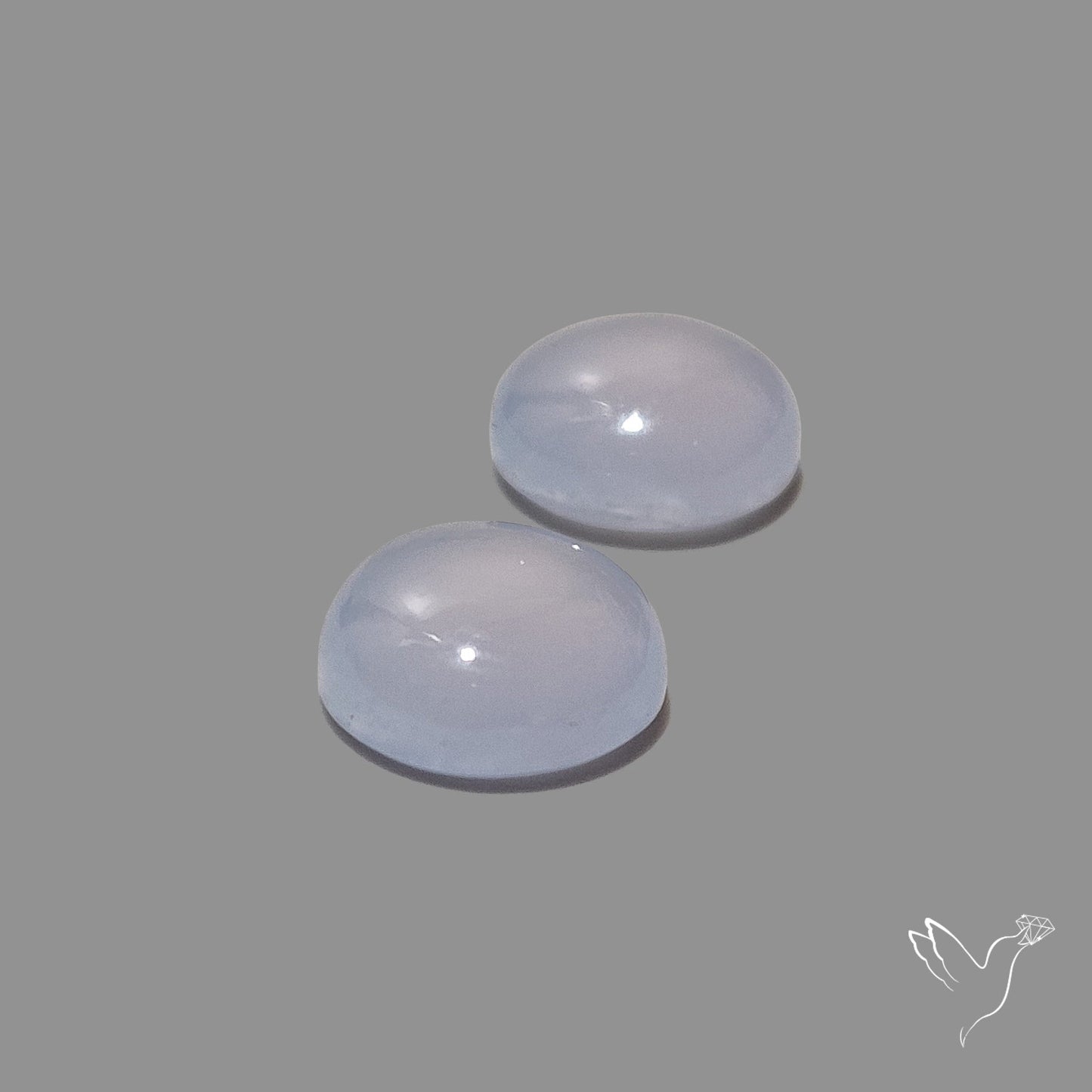 Namibian Blue Chalcedony Pair