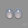 Namibian Blue Chalcedony Pair