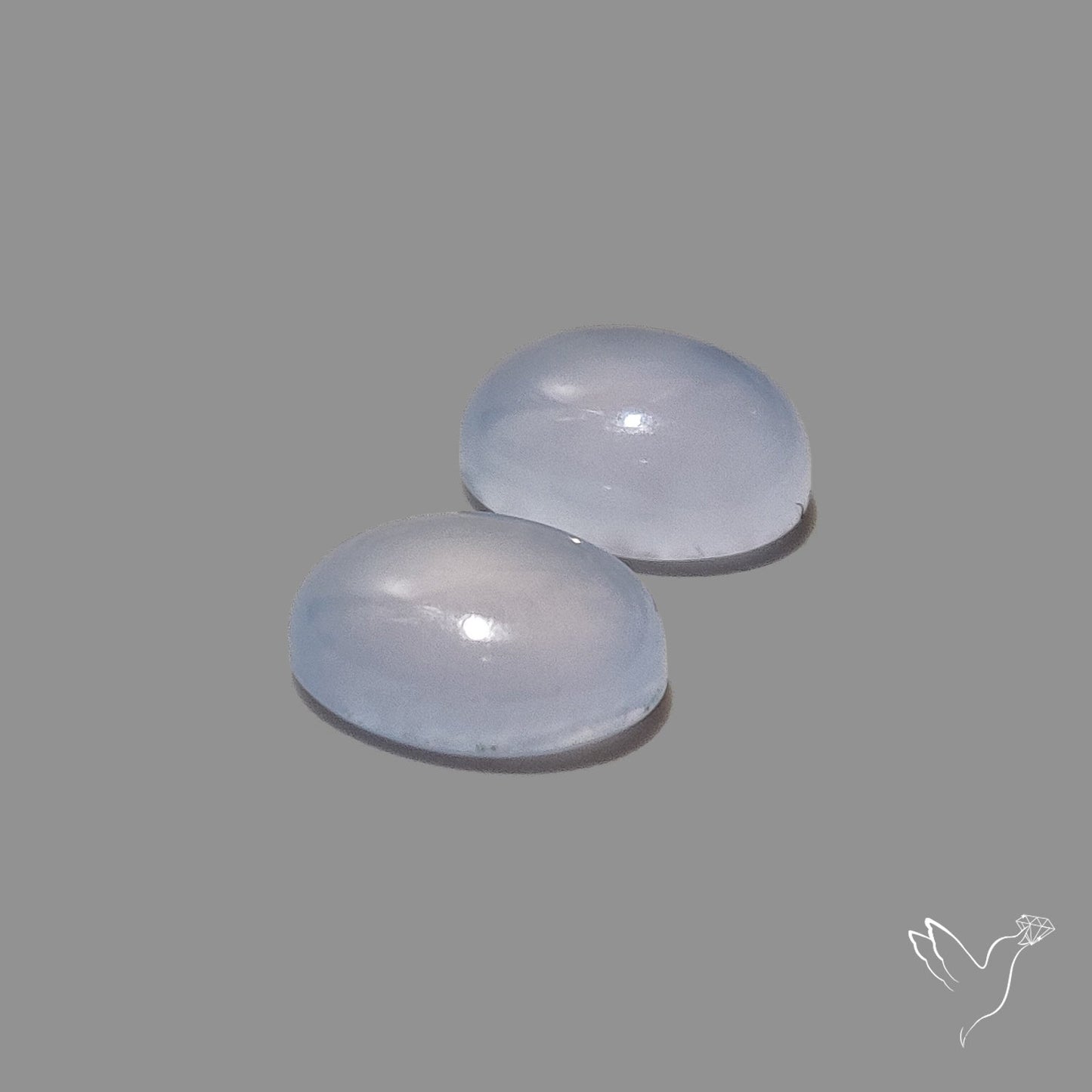 Namibian Blue Chalcedony Pair