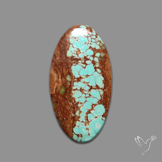 Number 8 Mines Turquoise Cabochon