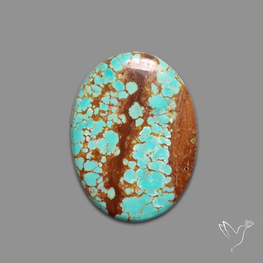 Number 8 Mines Turquoise Cabochon