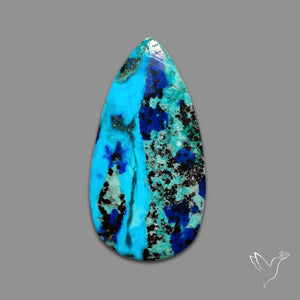 Bluebird Azurite Malachite Cabochon