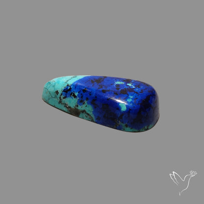Bluebird Azurite Malachite Cabochon