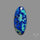 Bluebird Azurite Malachite Cabochon