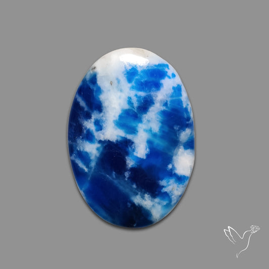 Rare Afghanite Cabochon (Fluorescent)
