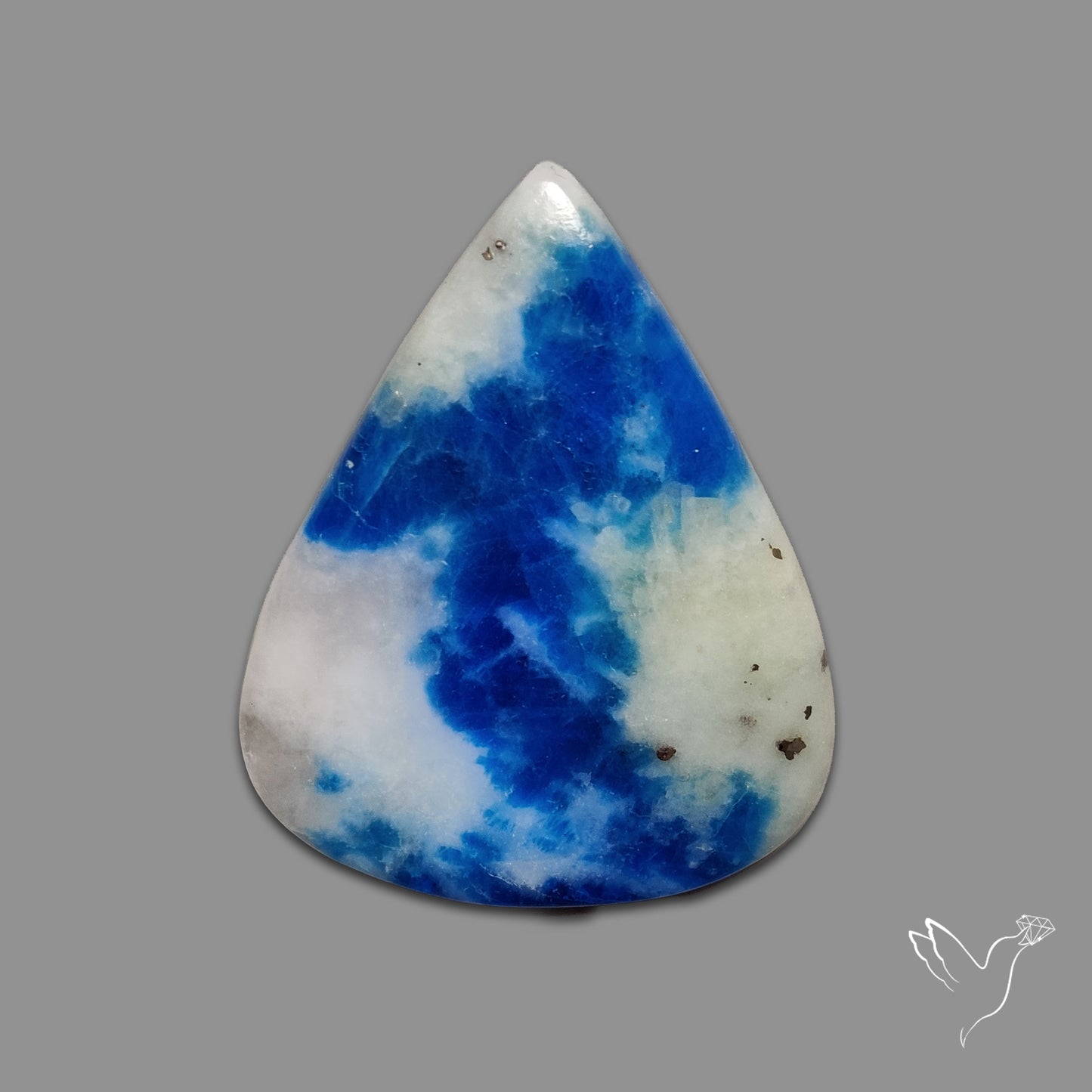 Rare Afghanite Cabochon (Fluorescent)