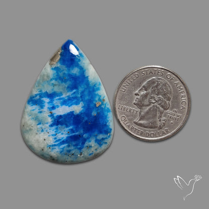 Rare Afghanite Cabochon (Fluorescent)