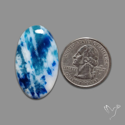Rare Afghanite Cabochon (Fluorescent)