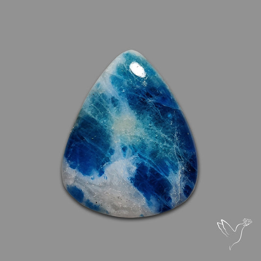 Rare Afghanite Cabochon (Fluorescent)