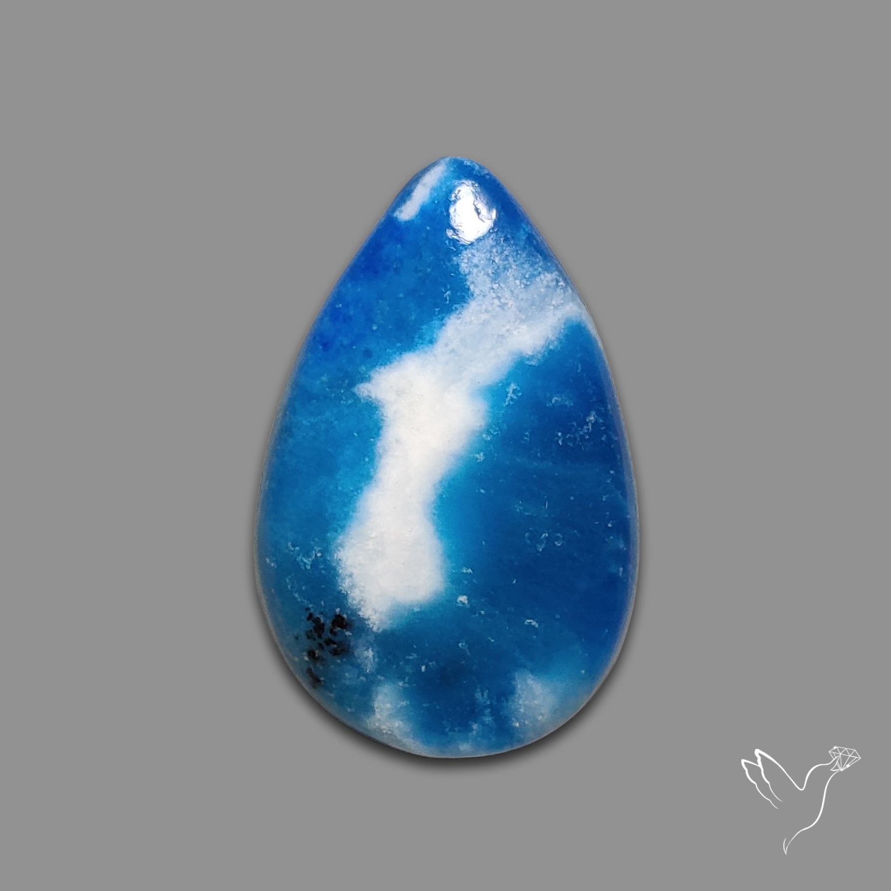 Rare Afghanite Cabochon (Fluorescent)