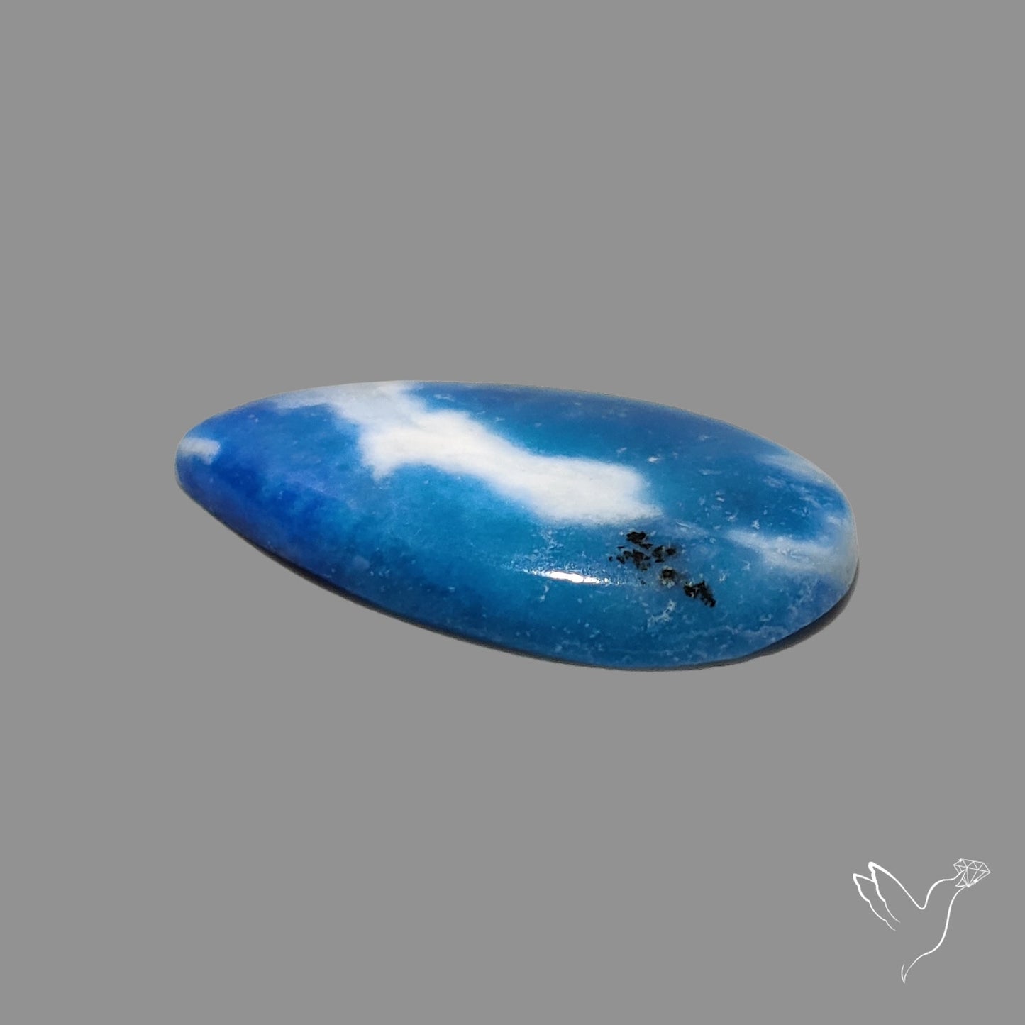 Rare Afghanite Cabochon (Fluorescent)