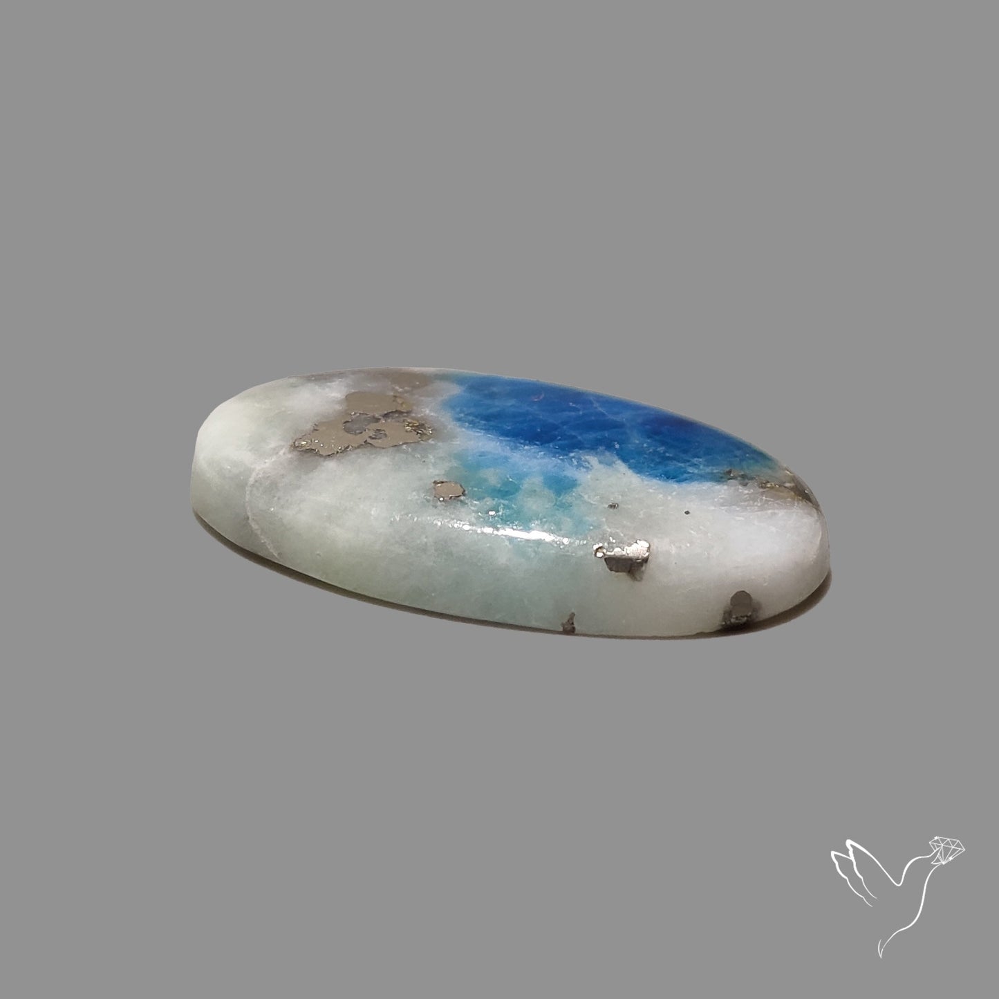 Rare Afghanite Cabochon (Fluorescent)