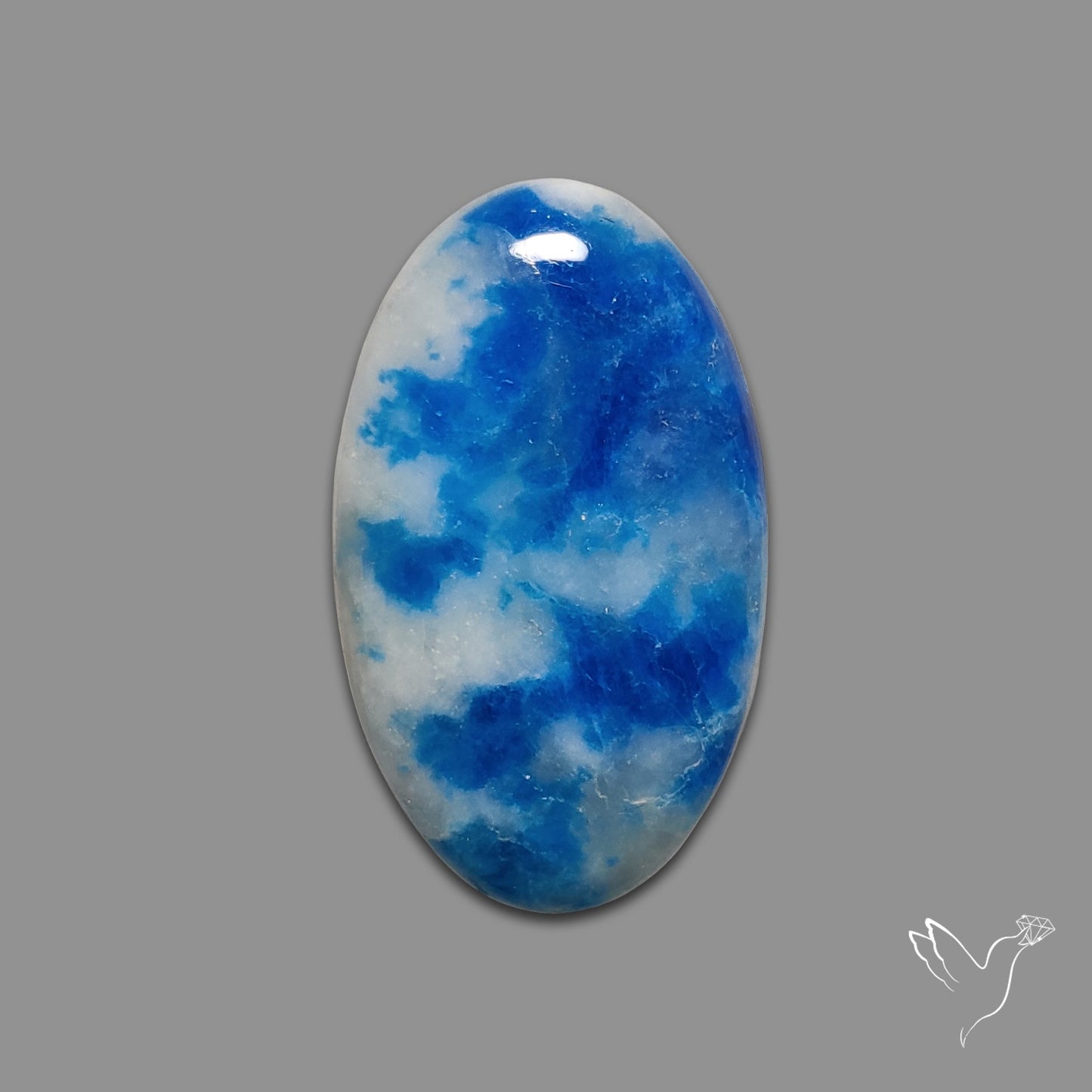 Rare Afghanite Cabochon (Fluorescent)