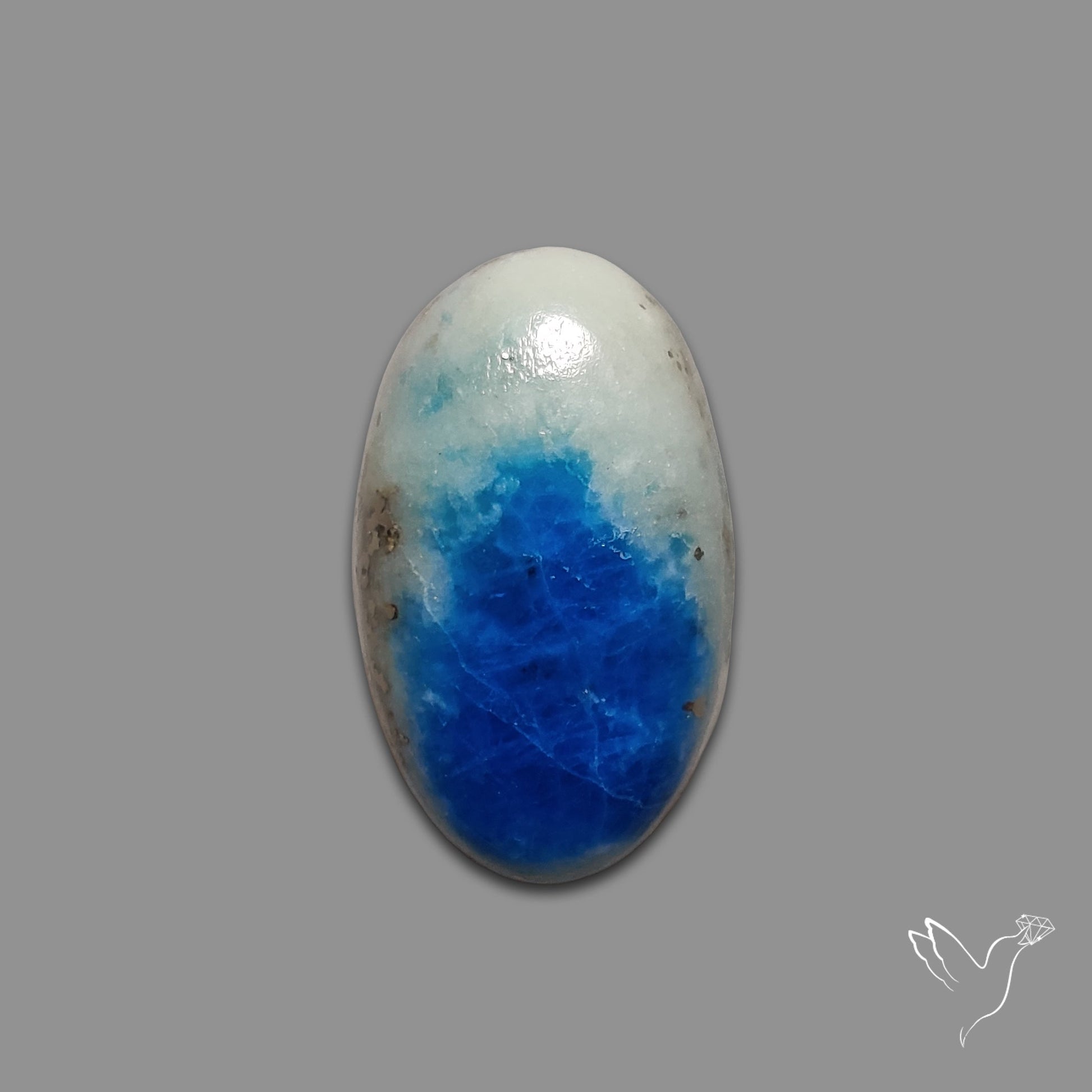 Rare Afghanite Cabochon (Fluorescent)