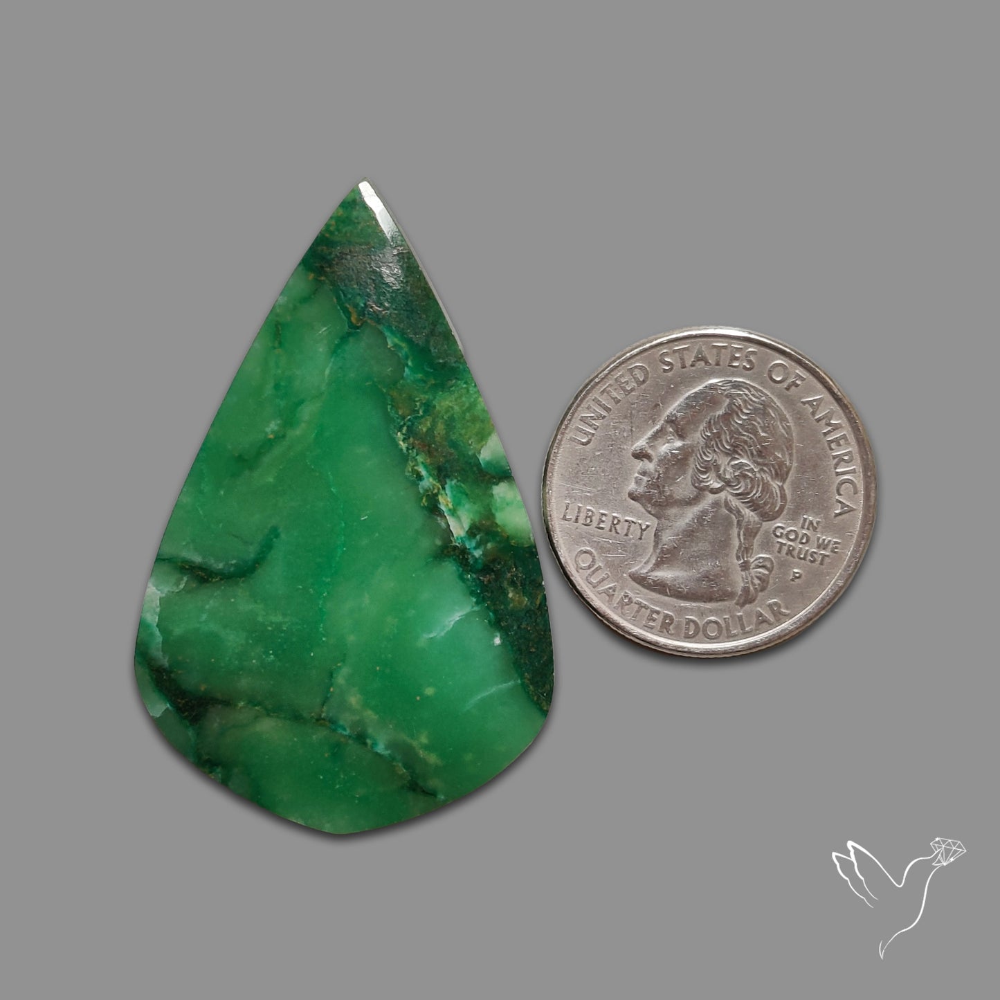 Imperial Green Jadeite Cabochon