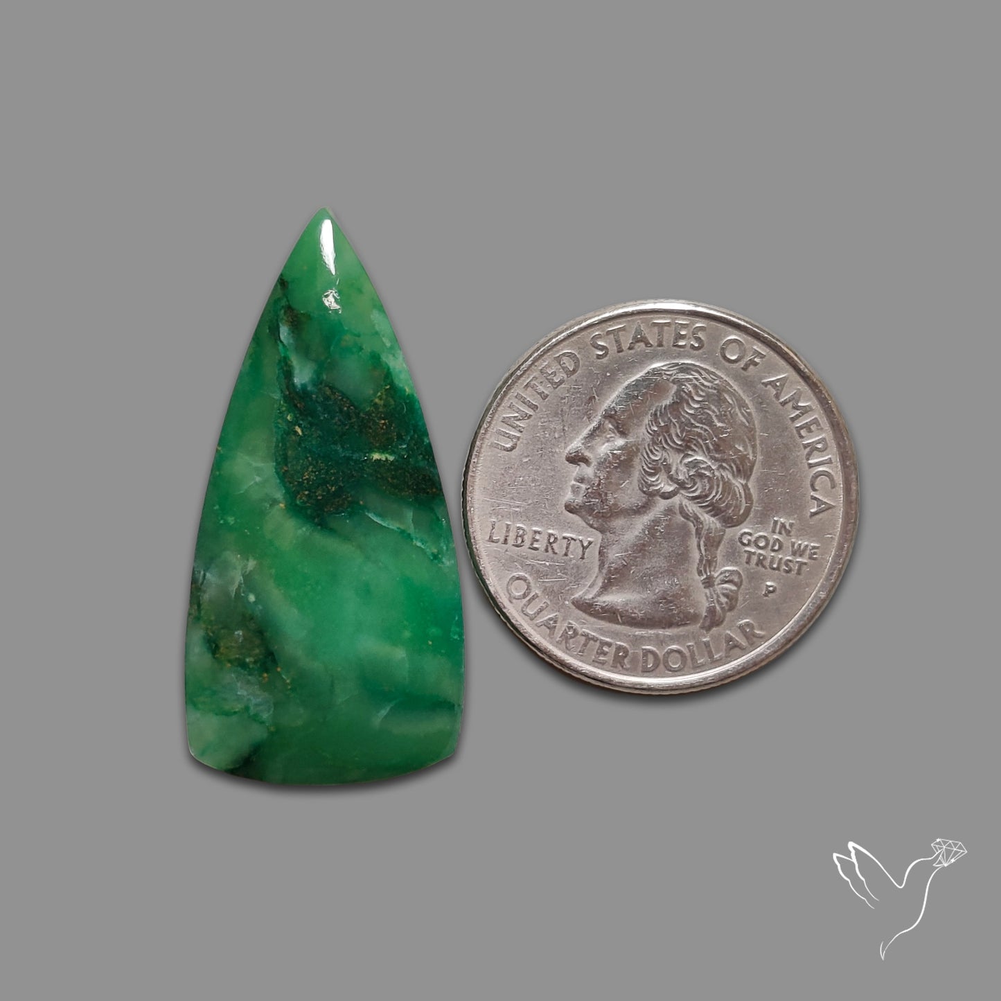 Imperial Green Jadeite Cabochon