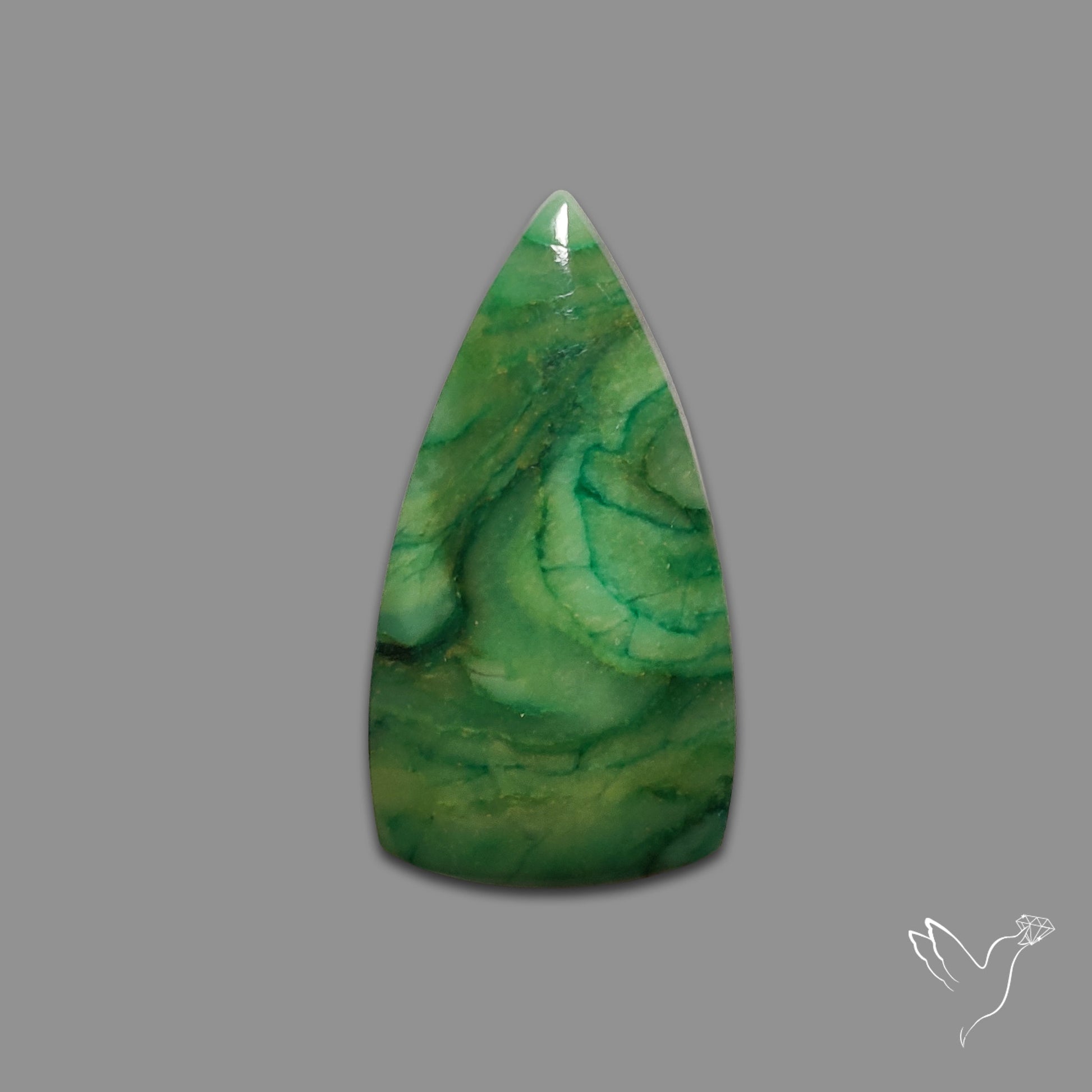 Imperial Green Jadeite Cabochon