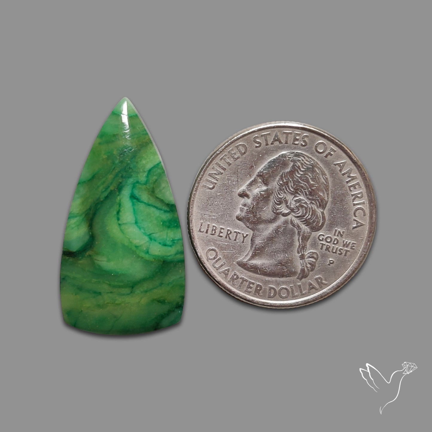 Imperial Green Jadeite Cabochon