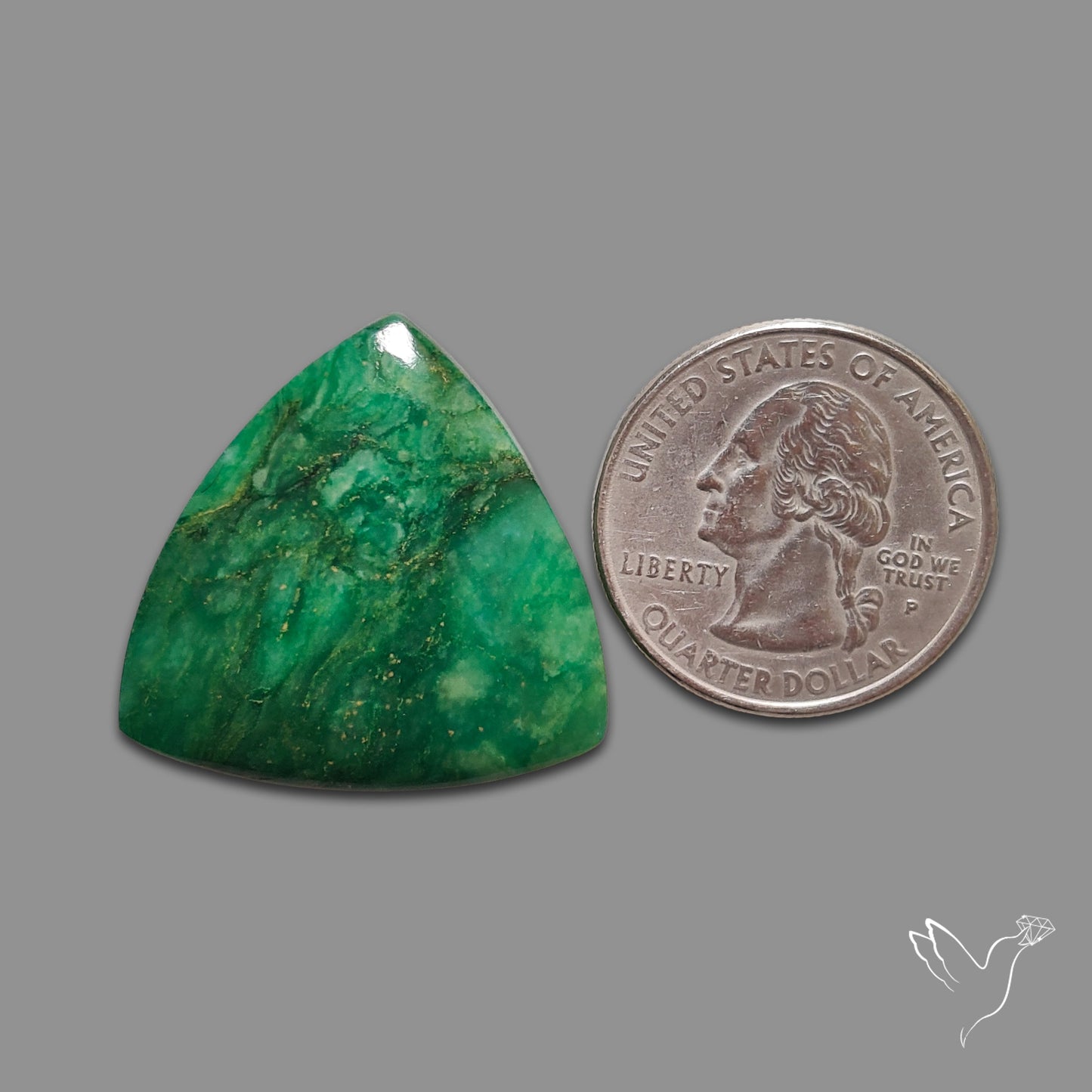 Imperial Green Jadeite Cabochon