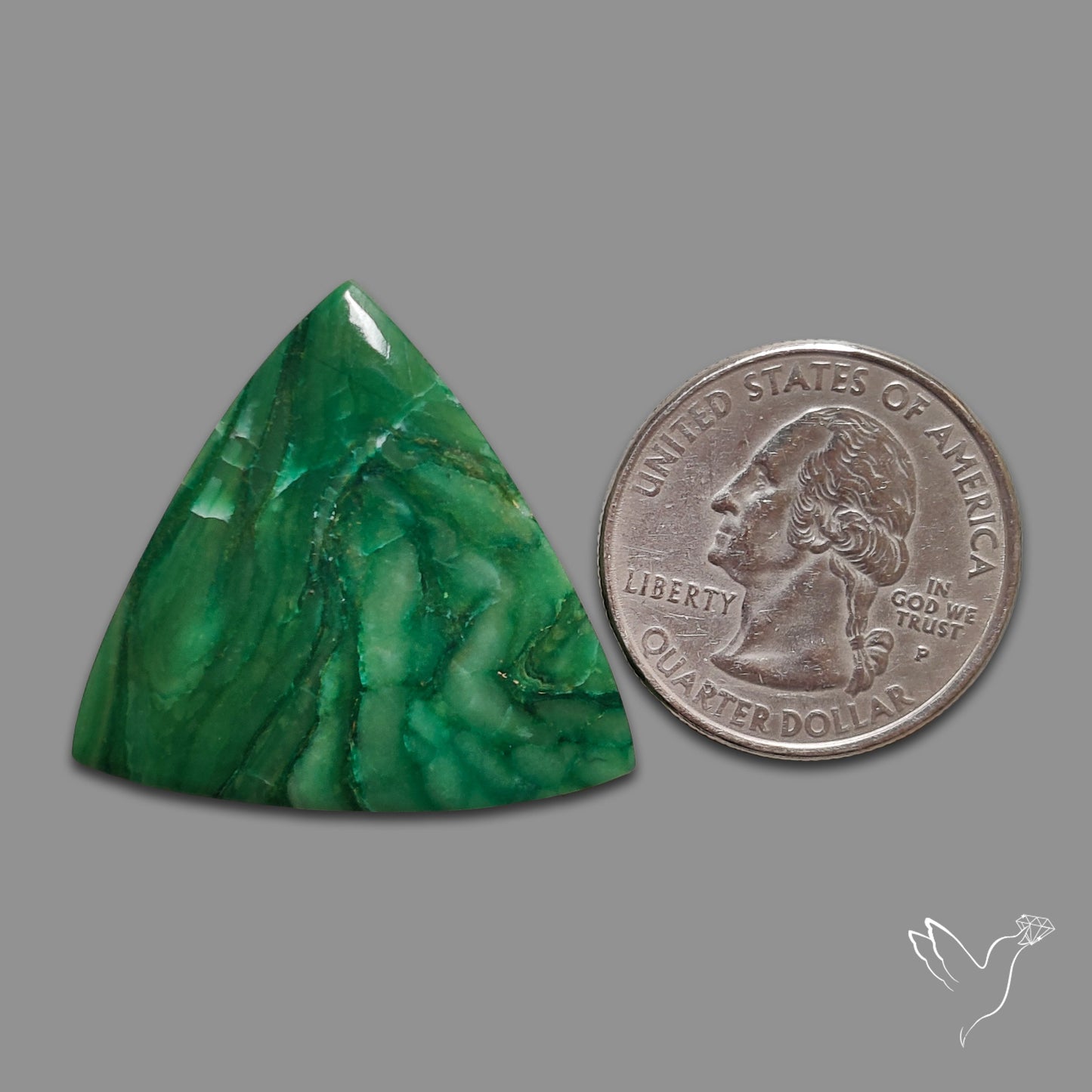 Imperial Green Jadeite Cabochon