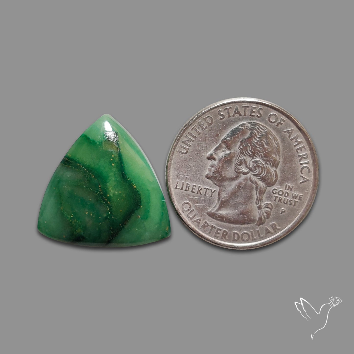 Imperial Green Jadeite Cabochon