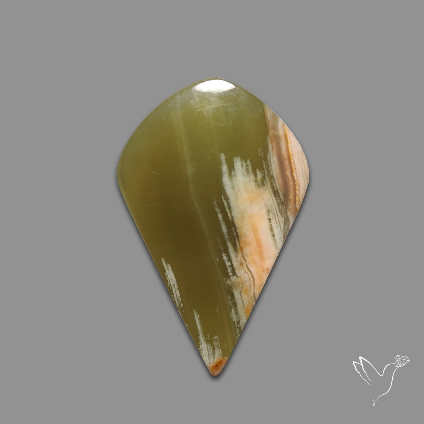 Greenlace Calcite Cabochon