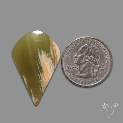 Greenlace Calcite Cabochon