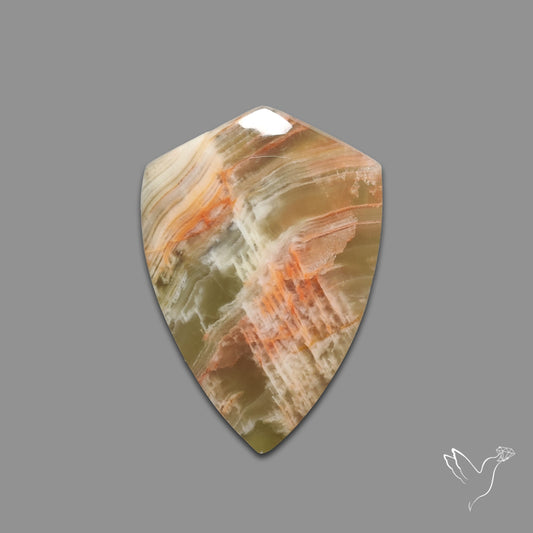 Greenlace Calcite Cabochon