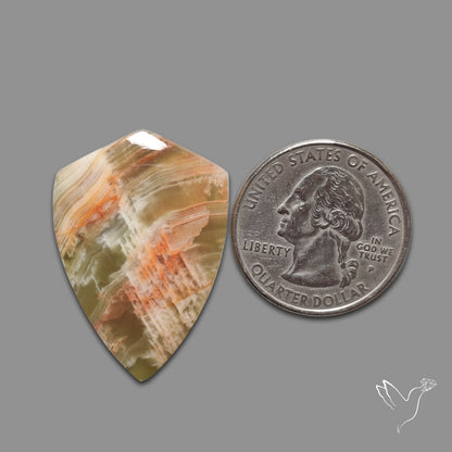 Greenlace Calcite Cabochon