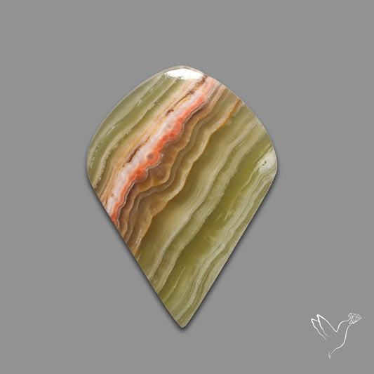 Greenlace Calcite Cabochon