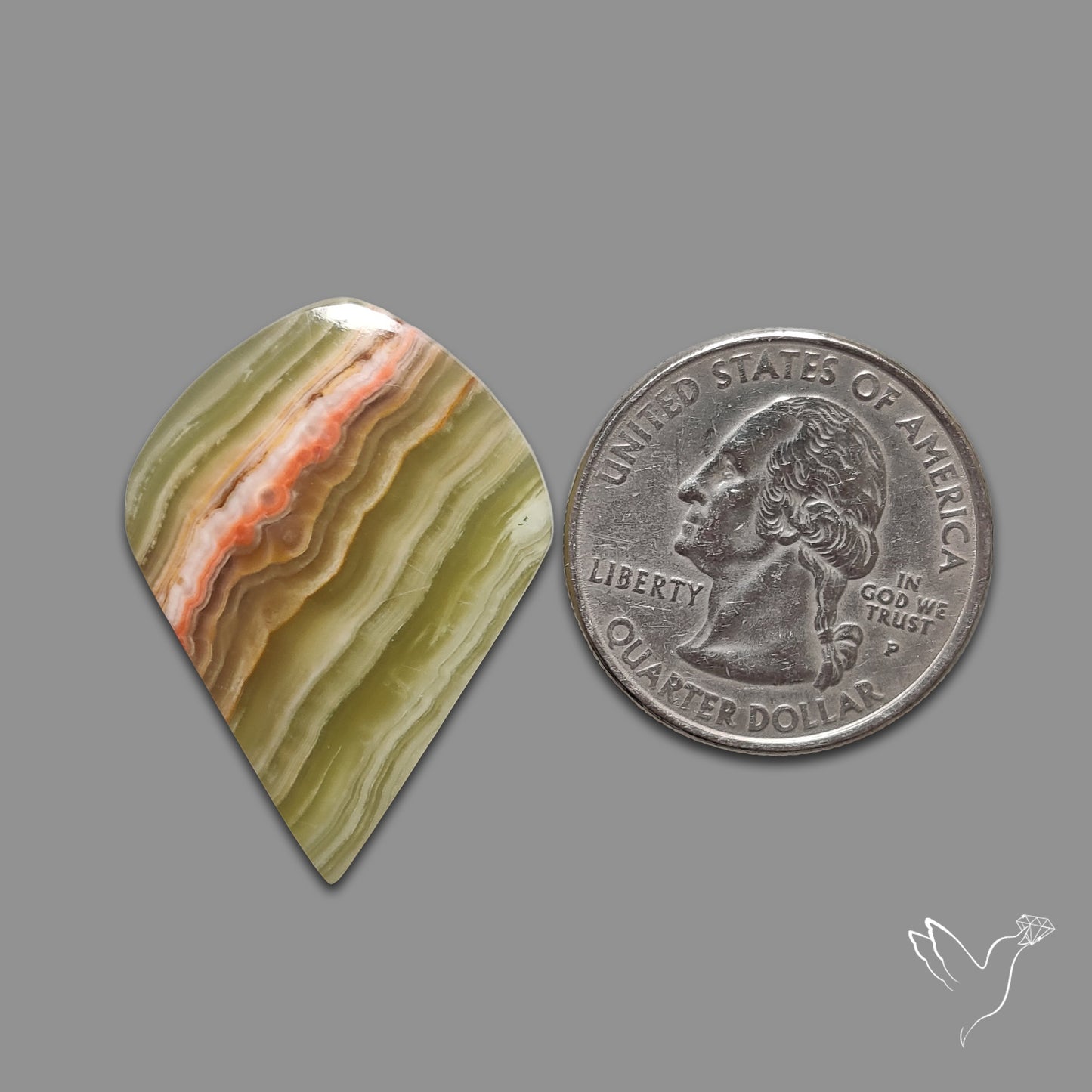 Greenlace Calcite Cabochon