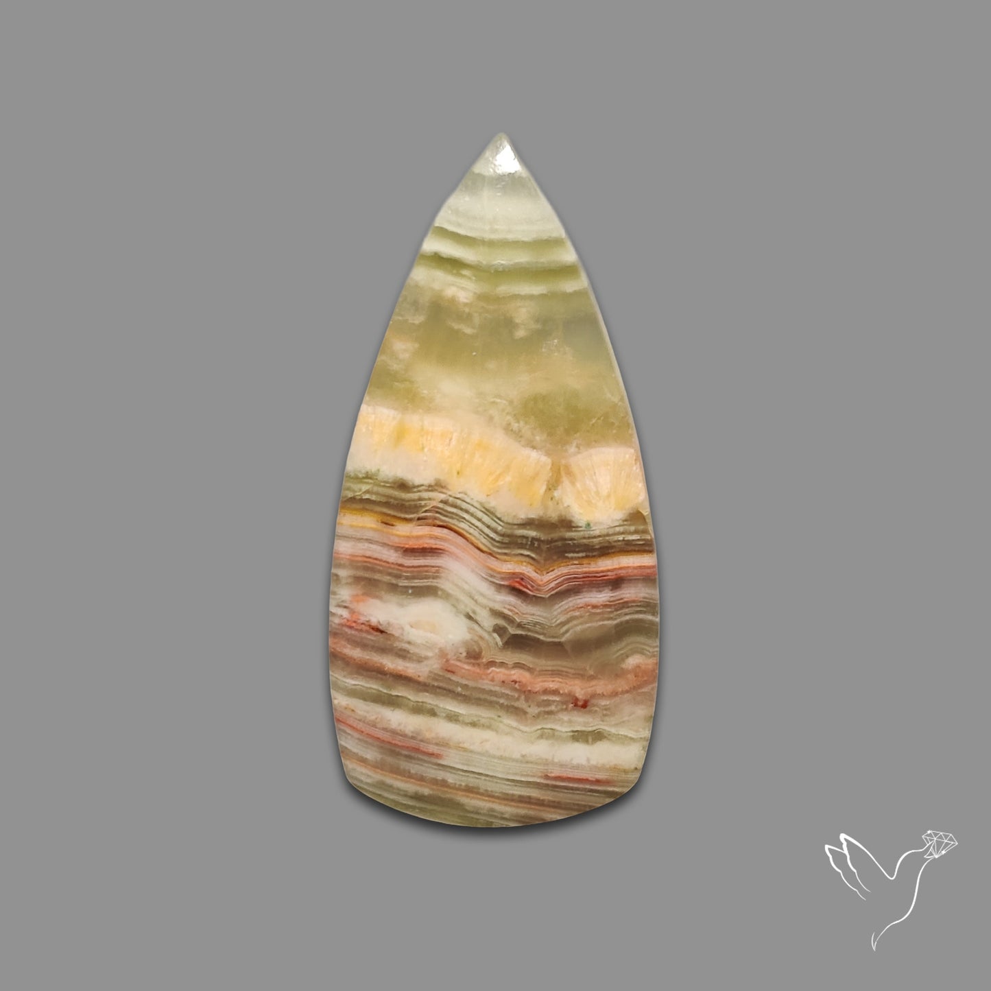 Greenlace Calcite Cabochon