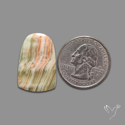 Greenlace Calcite Cabochon