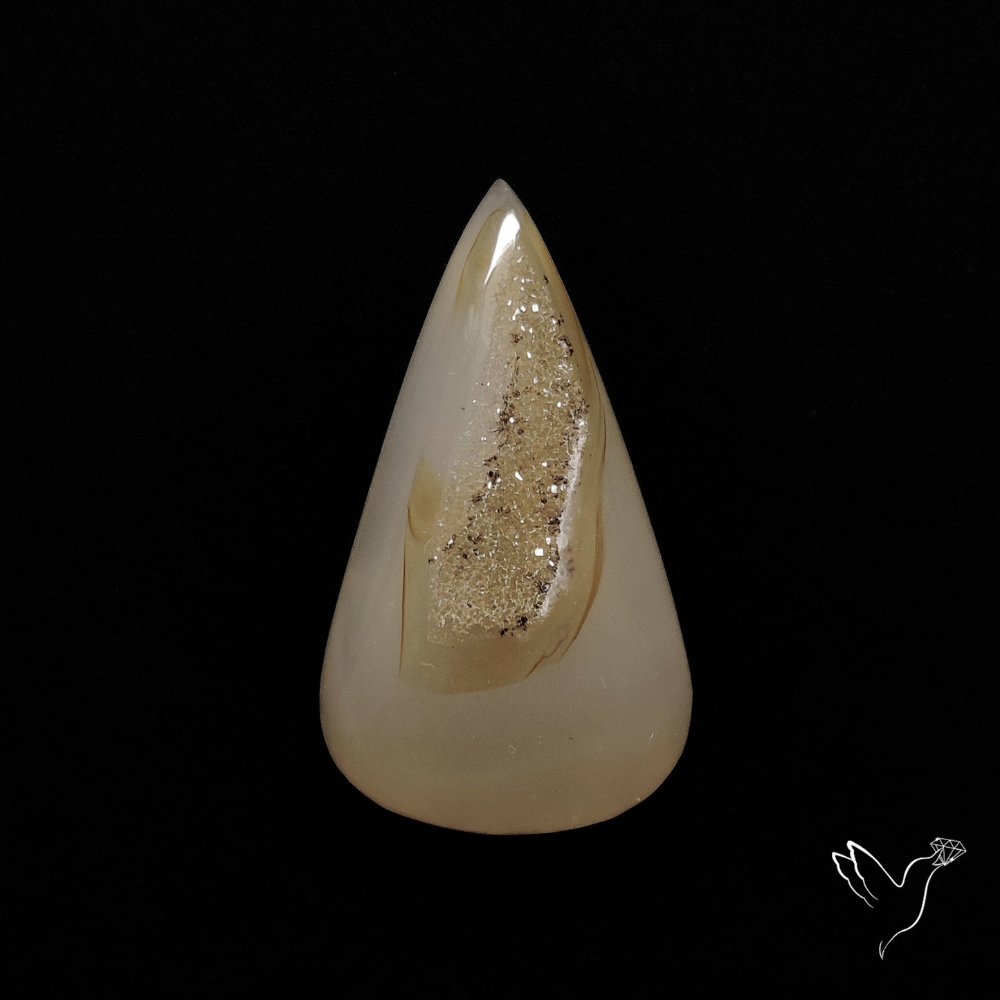 Chalcedony Druzy Cabochon